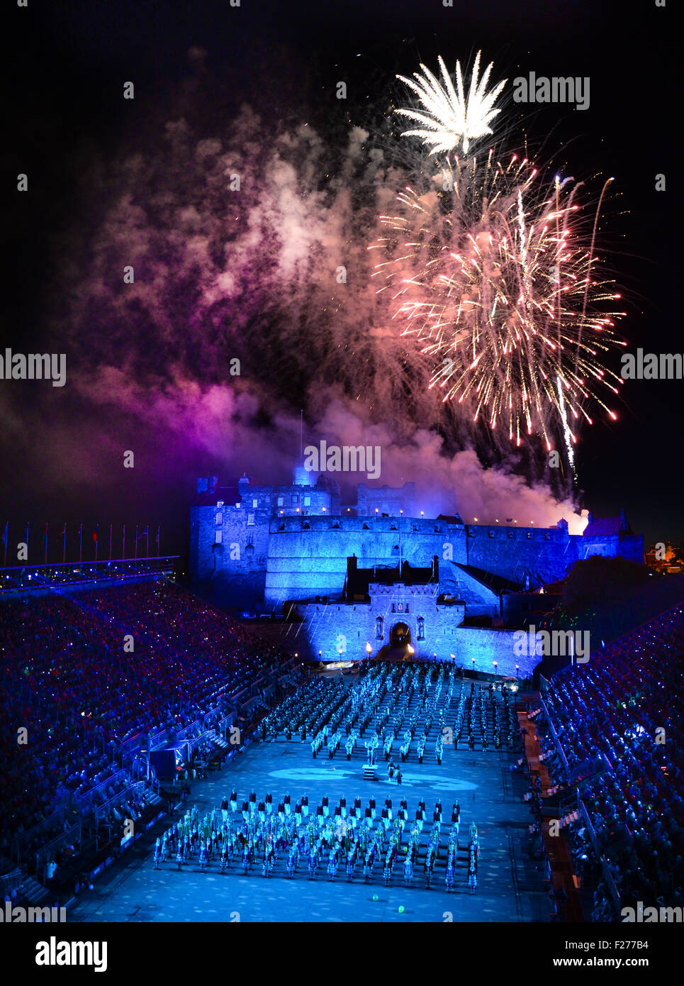 Il Royal Edinburgh Tattoo militare Foto Stock