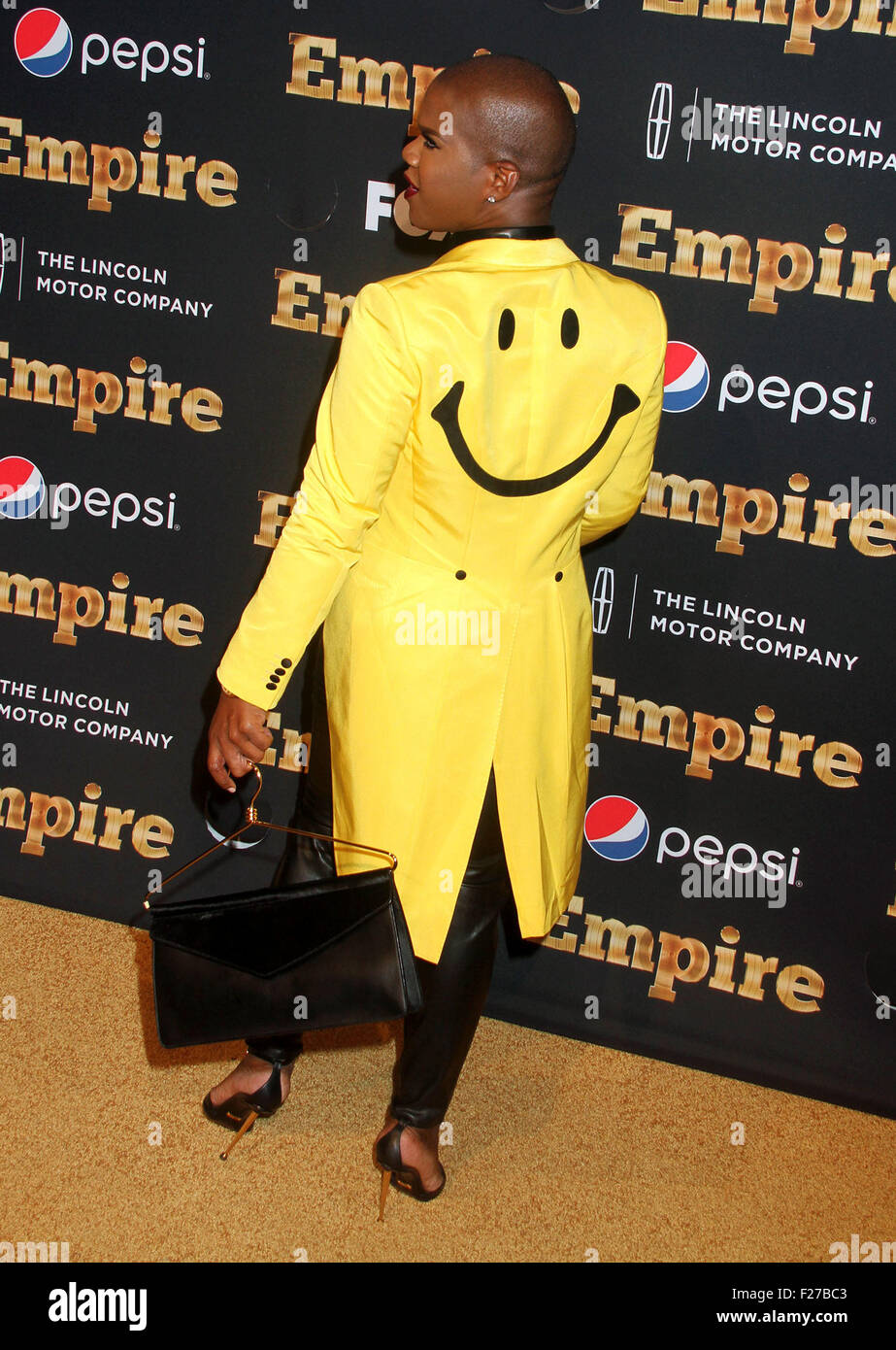 New York, New York, Stati Uniti d'America. Xii Sep, 2015. LAWRENCE WASHINGTON assiste la " Empire " stagione due New York Premiere detenute presso la Carnegie Hall. © Nancy Kaszerman/ZUMA filo/Alamy Live News Foto Stock