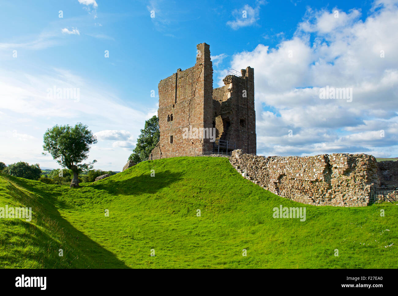 Brough Castle, Cumbria, England Regno Unito Foto Stock