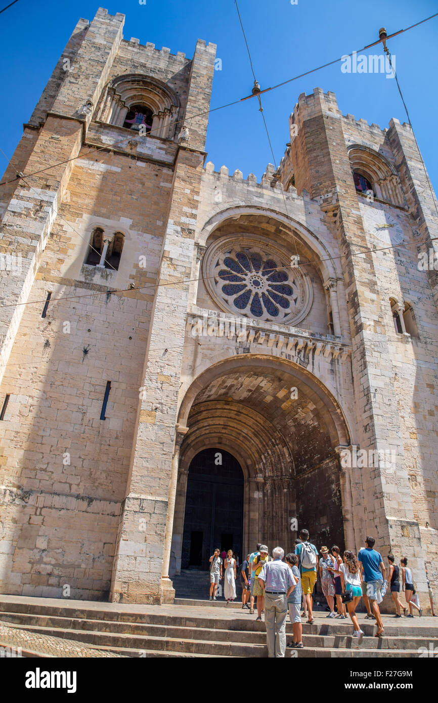 Cattedrale di Lisbona, Se de Lisboa, Lisbona, Portogallo Foto Stock
