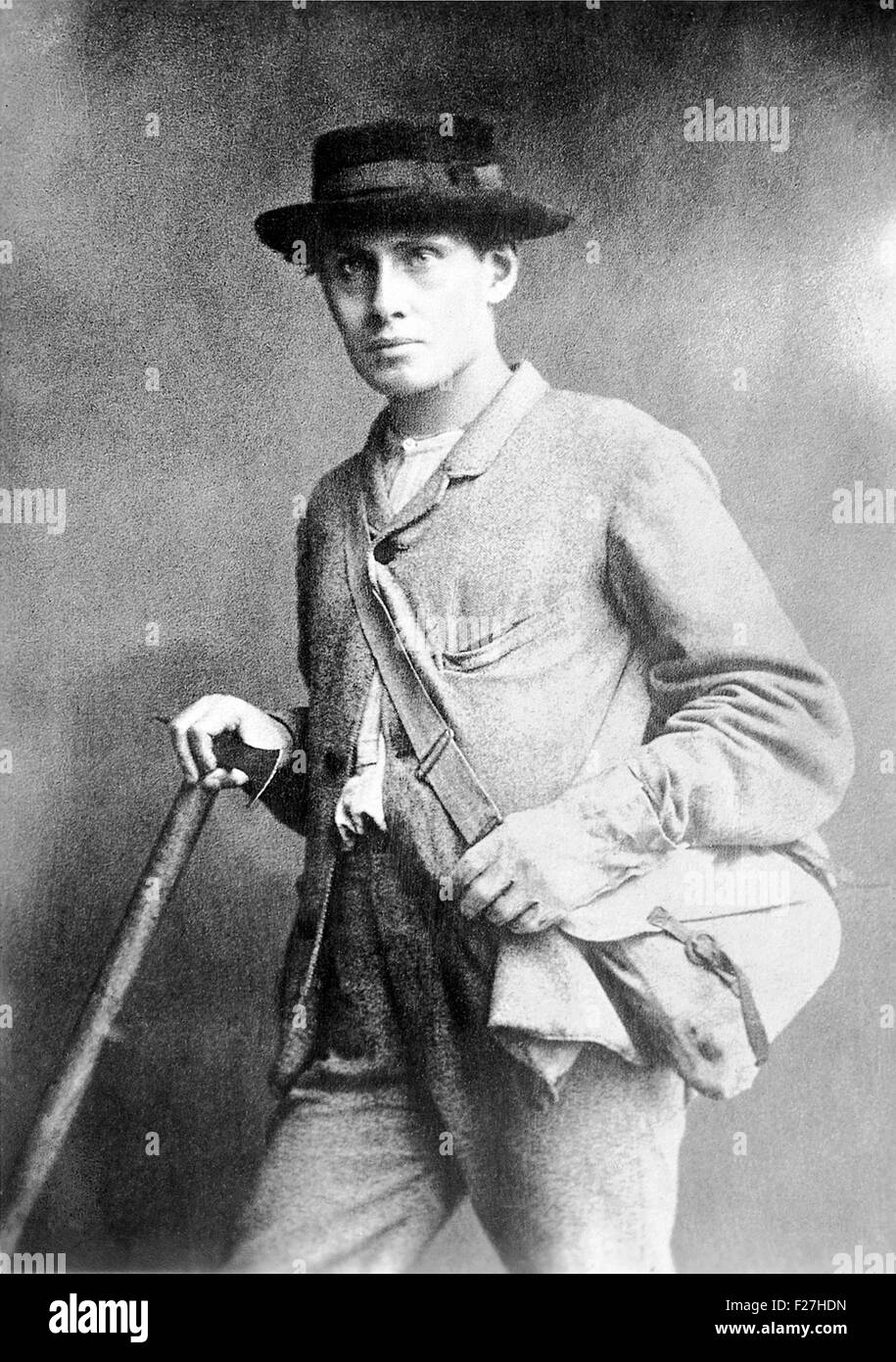 Edward Whymper, alpinista inglese e explorer Foto Stock