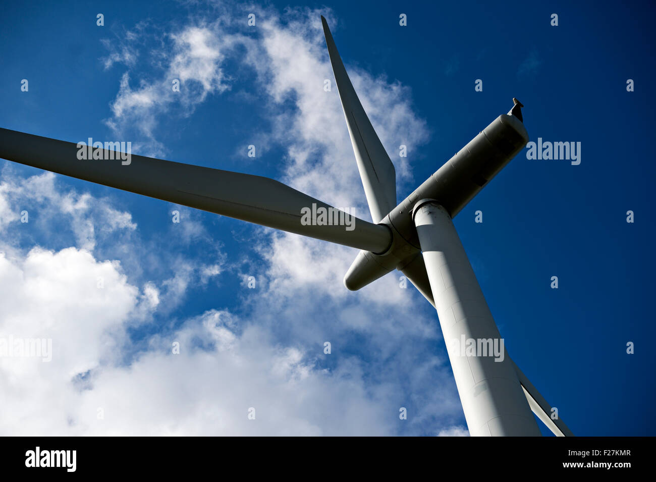EAGLESHAM, Scozia - 28 agosto: una vista generale delle turbine eoliche a Scottish Power Whitelee Wind Farm su agosto 28, 2015 in EA Foto Stock
