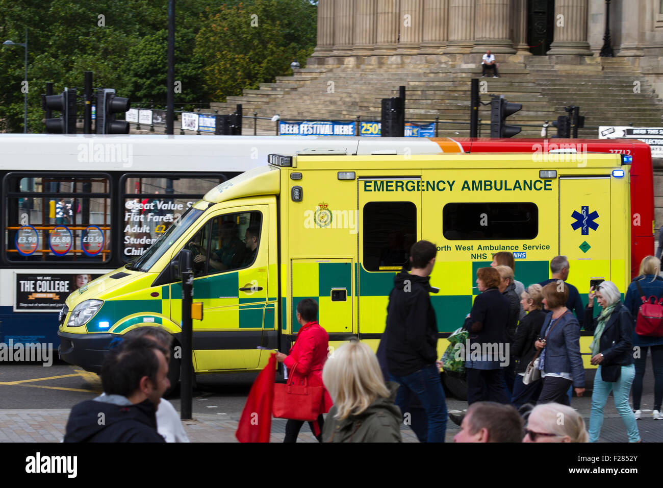 Merseysid è territoriale della forza di polizia responsabile per le attività di polizia Merseyside nel nord ovest dell'Inghilterra. Foto Stock