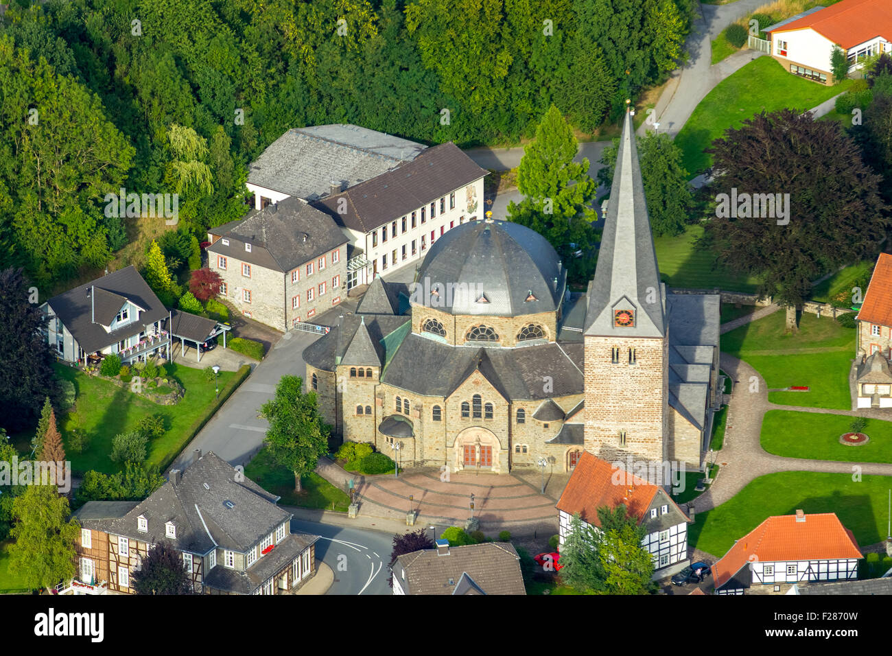 Chiesa Parrocchiale di San Biagio, Balve, Sauerland, Nord Reno-Westfalia, Germania Foto Stock