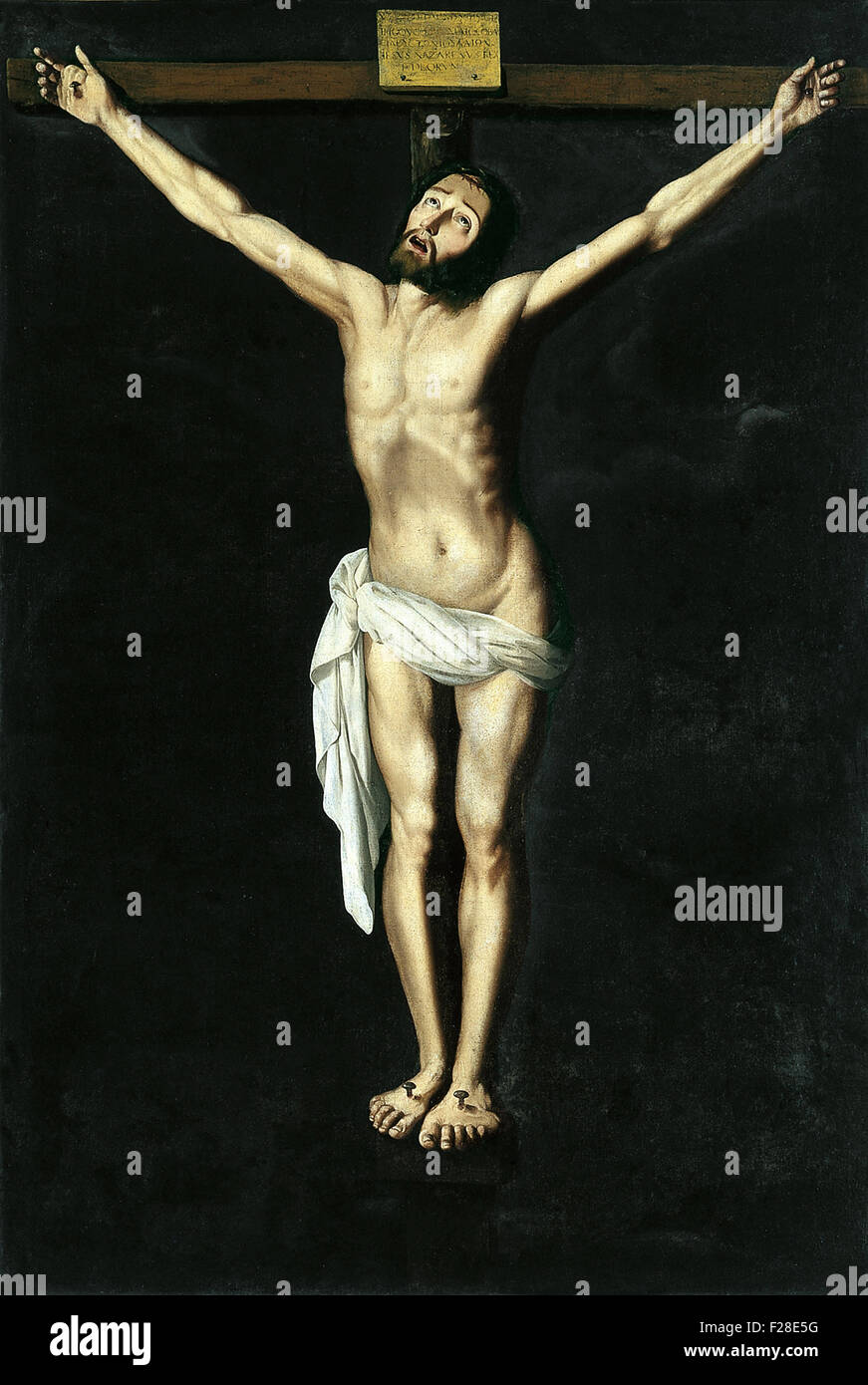 Francisco de Zurbarán - Cristo sulla croce Foto Stock