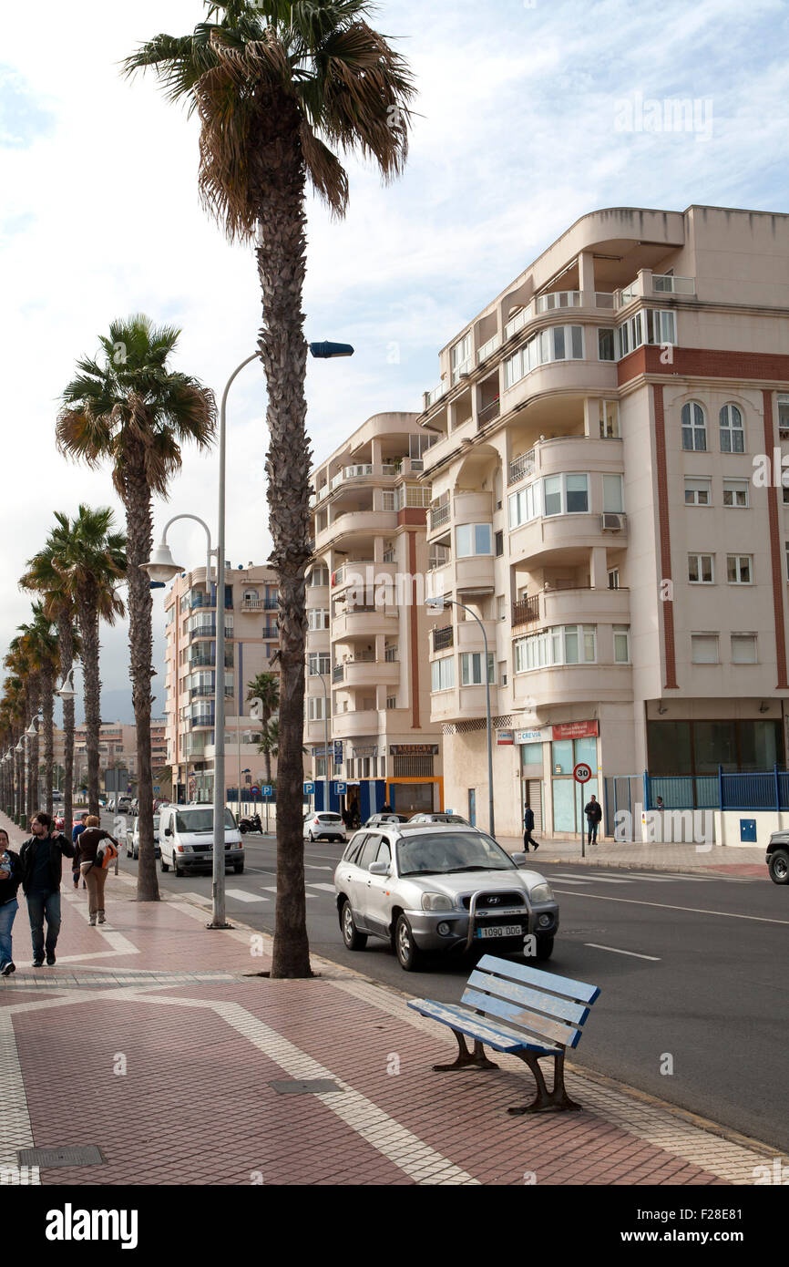 Le abitazioni di Melilla città autonoma membro territorio spagnolo in nord Africa, Spagna Foto Stock