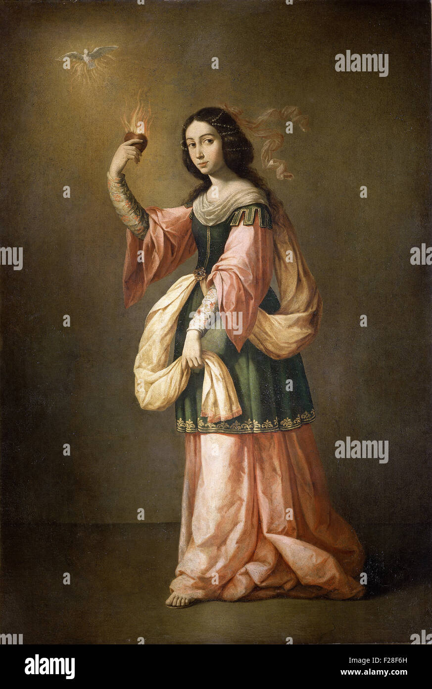 Francisco de Zurbarán - La carità Foto Stock