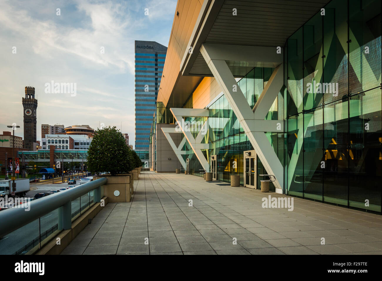 Il Convention Center in downtown Baltimore, Maryland. Foto Stock