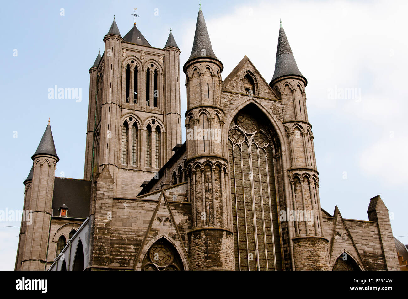 La Chiesa di San Nicola - Gand - Belgio Foto Stock