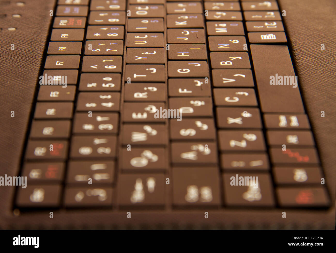 Tastiera per tablet pc Foto Stock