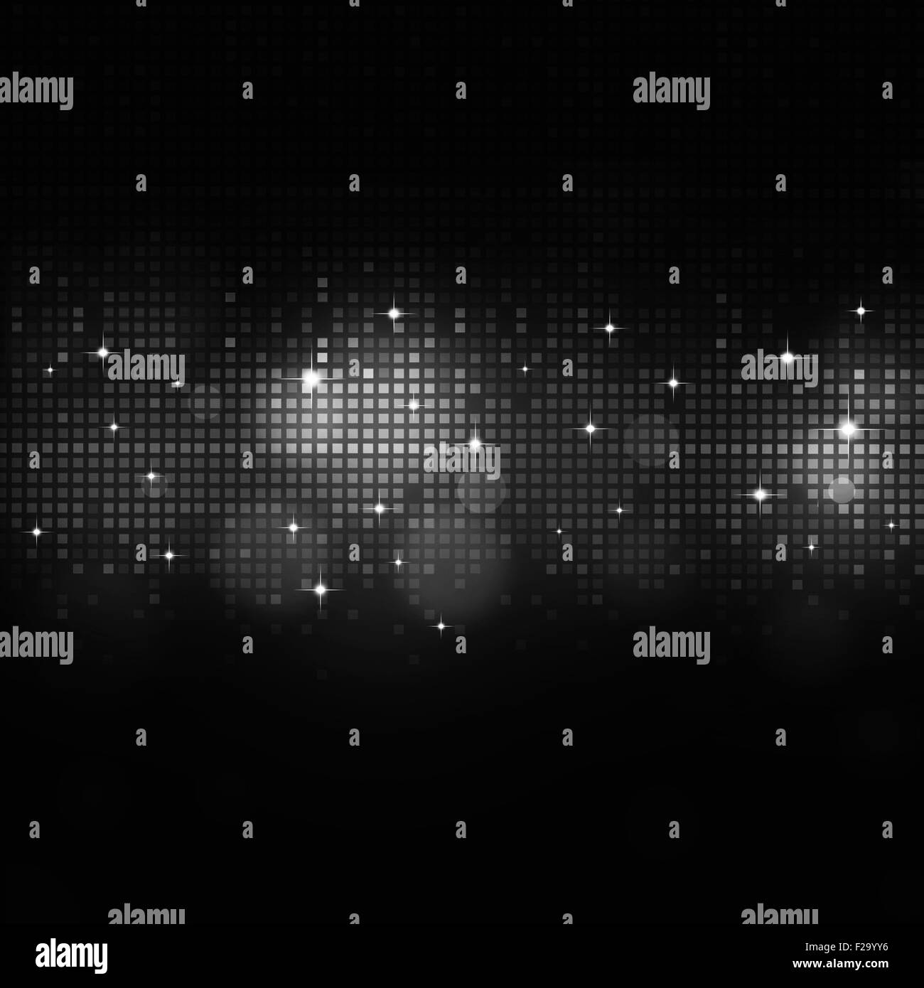 Abstract equalizzatore digitale scuro dello sfondo musicale per parti attive Foto Stock
