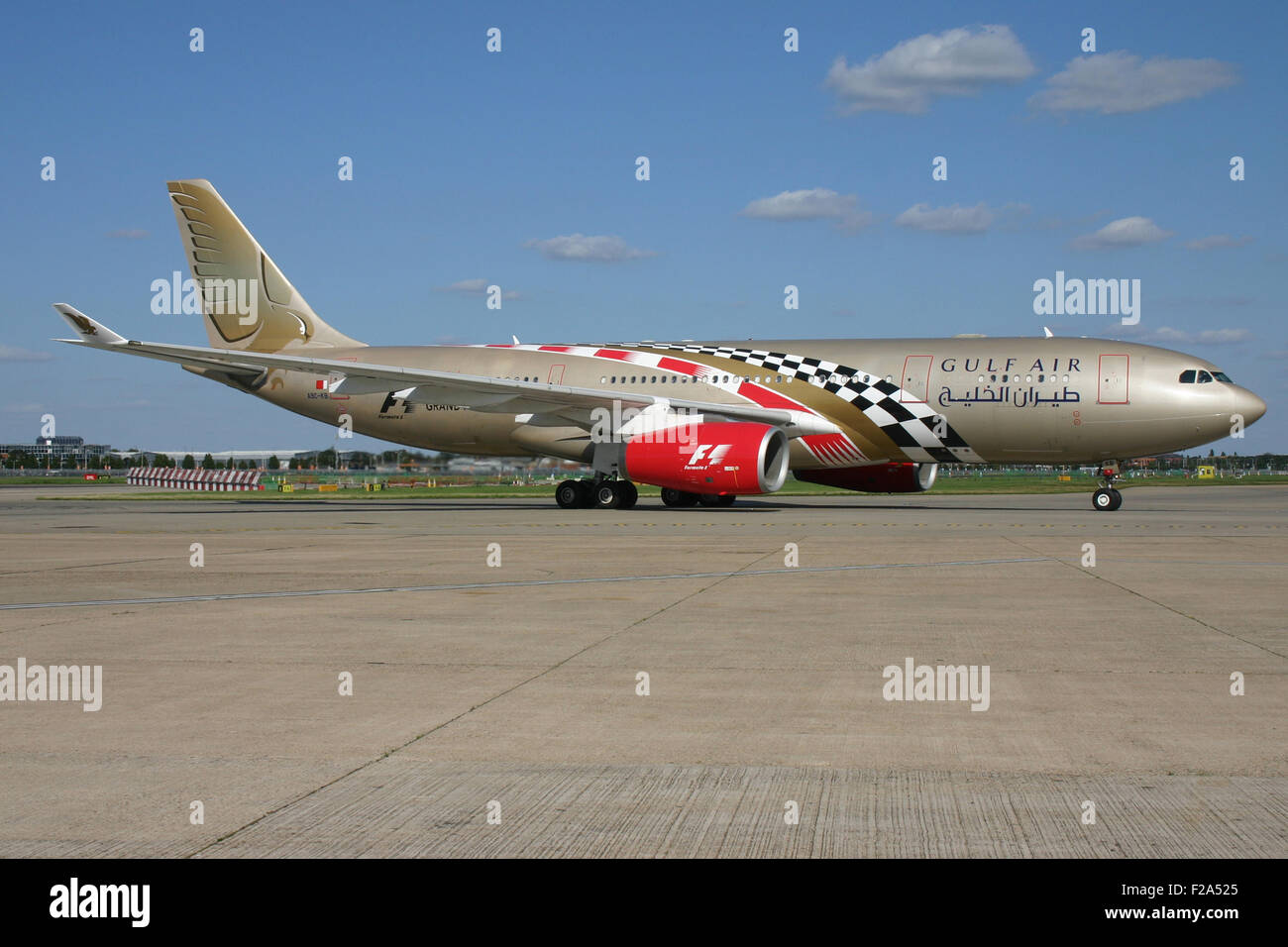 GULF AIR A330 FORMULA ONE Grand Prix di colori speciali Foto Stock