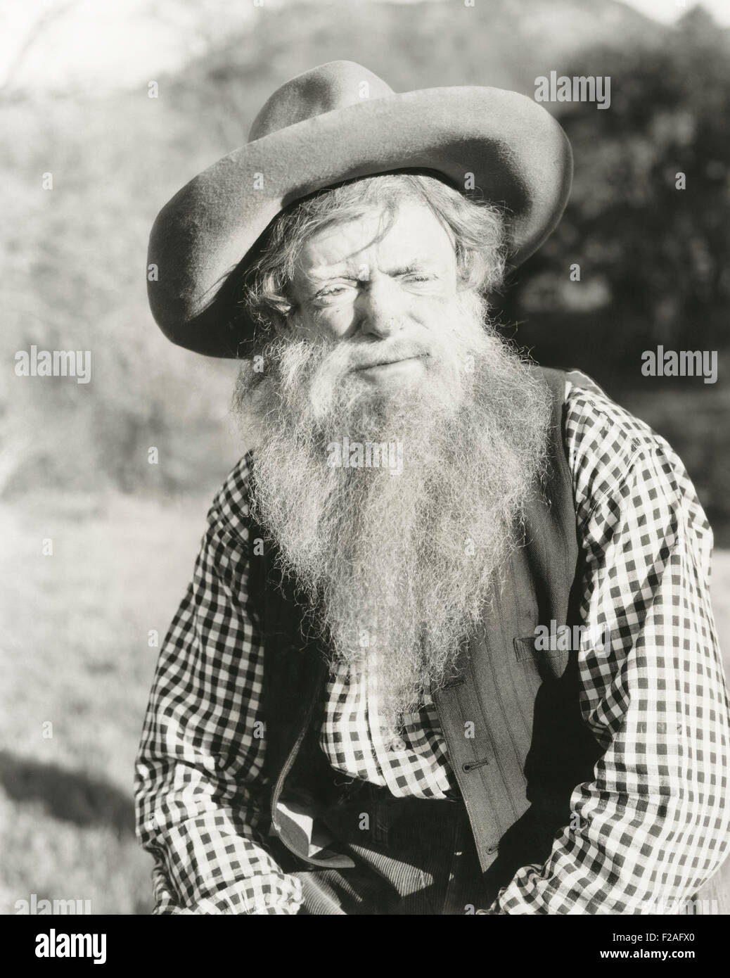 Uomo di montagna (OLVI008 OU287 F) Foto Stock