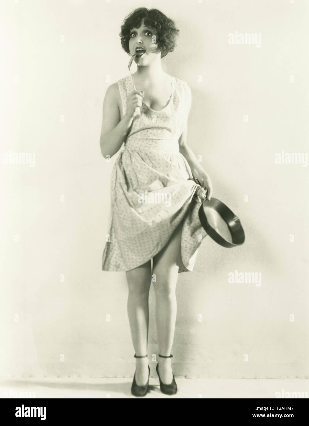 La prova di degustazione (OLVI007 OU931 F) Foto Stock