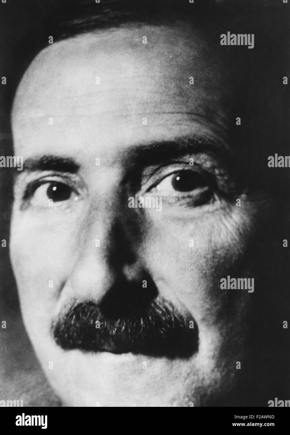 Stephen Zweig, ebraica scrittore austriaco, era popolare internazionale negli anni venti e trenta. Due dei suoi libri sono stati realizzati in film. Foto Stock