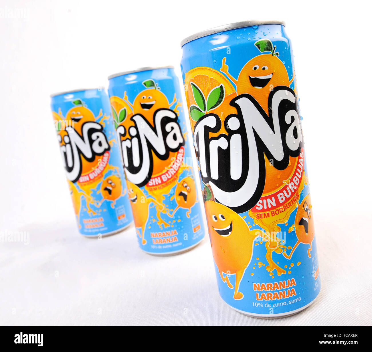 Bevanda rinfrescante senza bolle Trina-bebida refrescante peccato Trina di gas Foto Stock