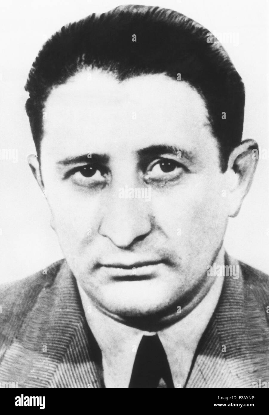Carlo Gambino, un italiano-nato il gangster americano era un boss della criminalità Gambino famiglia. Ca. 1963. (CSU 2015 9 719) Foto Stock