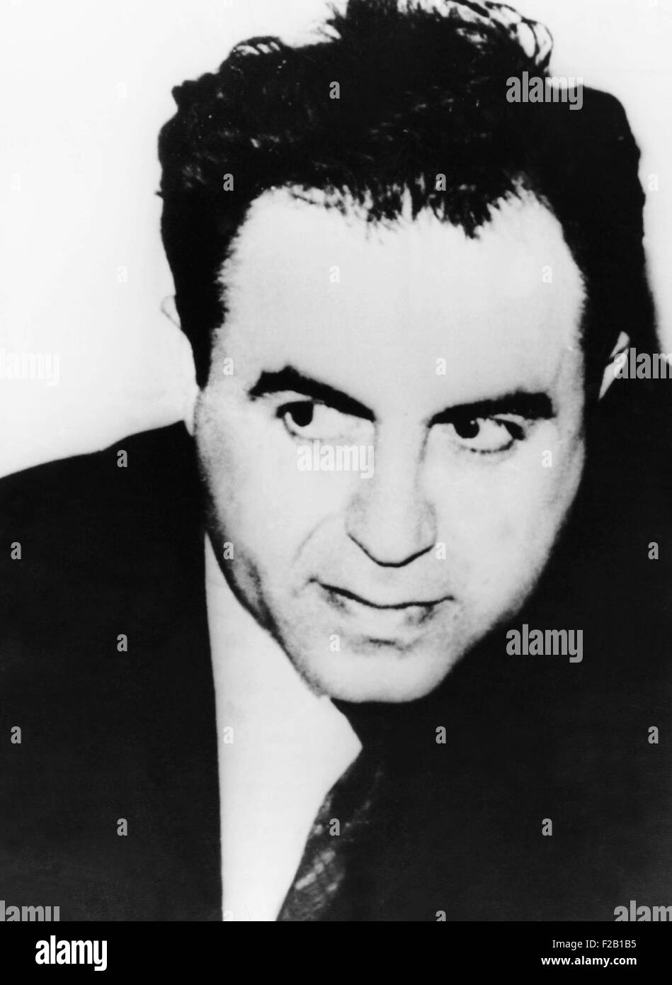 Noureddin Atassi, Presidente della Siria da febbraio 1966 a nov. 1970. Egli apparteneva al partito Baath quella auspicata unificazione del mondo arabo. Egli fu deposto in un colpo di stato da parte di Hafez al-Assad, il suo ministro della difesa, e trascorse i suoi ultimi 22 anni in mezze carcere militare a Damasco. (CSU 2015 7 437) Foto Stock