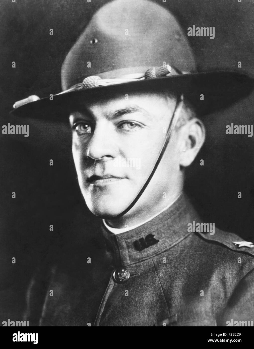 General Hugh Johnson nella sua guerra mondiale 1 il Brigadiere Generale dell'uniforme. Egli è stato il più giovane soldato per raggiungere il rango di brigadiere generale Foto Stock