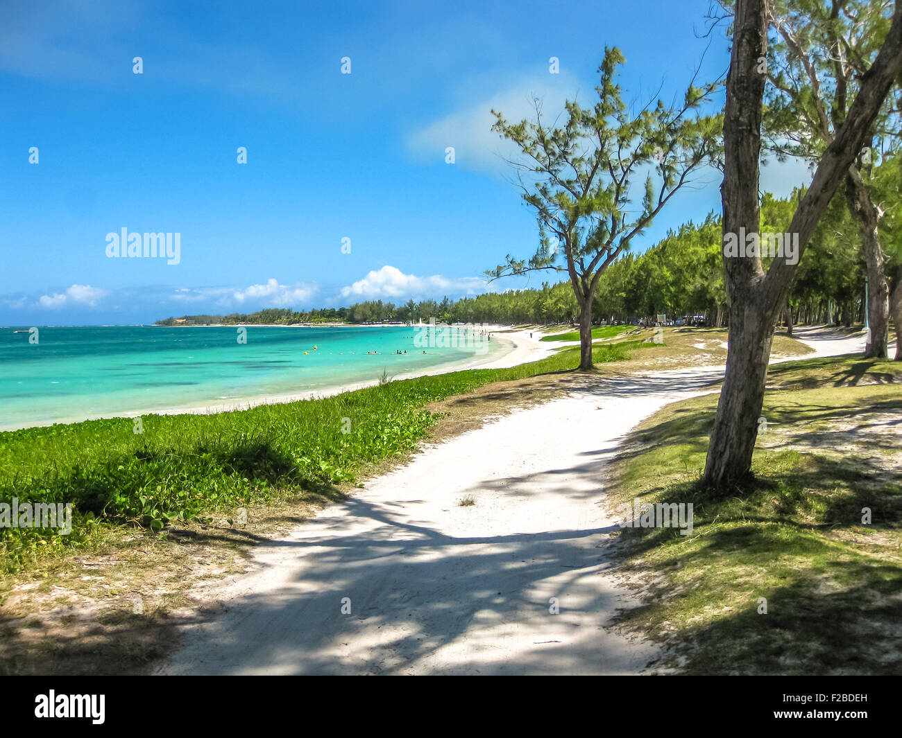 Belle Mare Mauritius Foto Stock