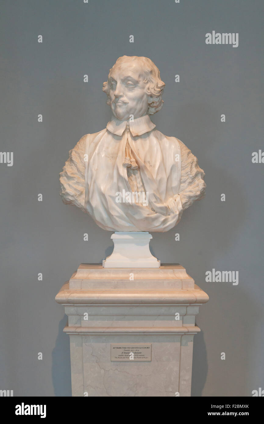 Un ecclesiastico veneziano da Giusto le corte, risalente alla fine del XVII secolo Foto Stock