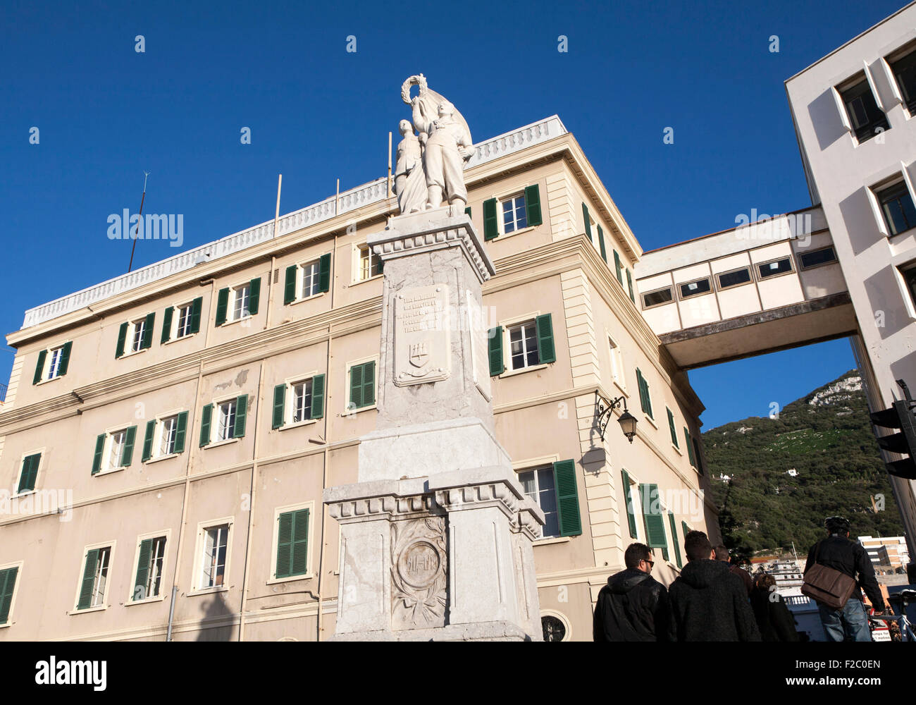 Seconda guerra mondiale British monumento in memoria di Gibilterra