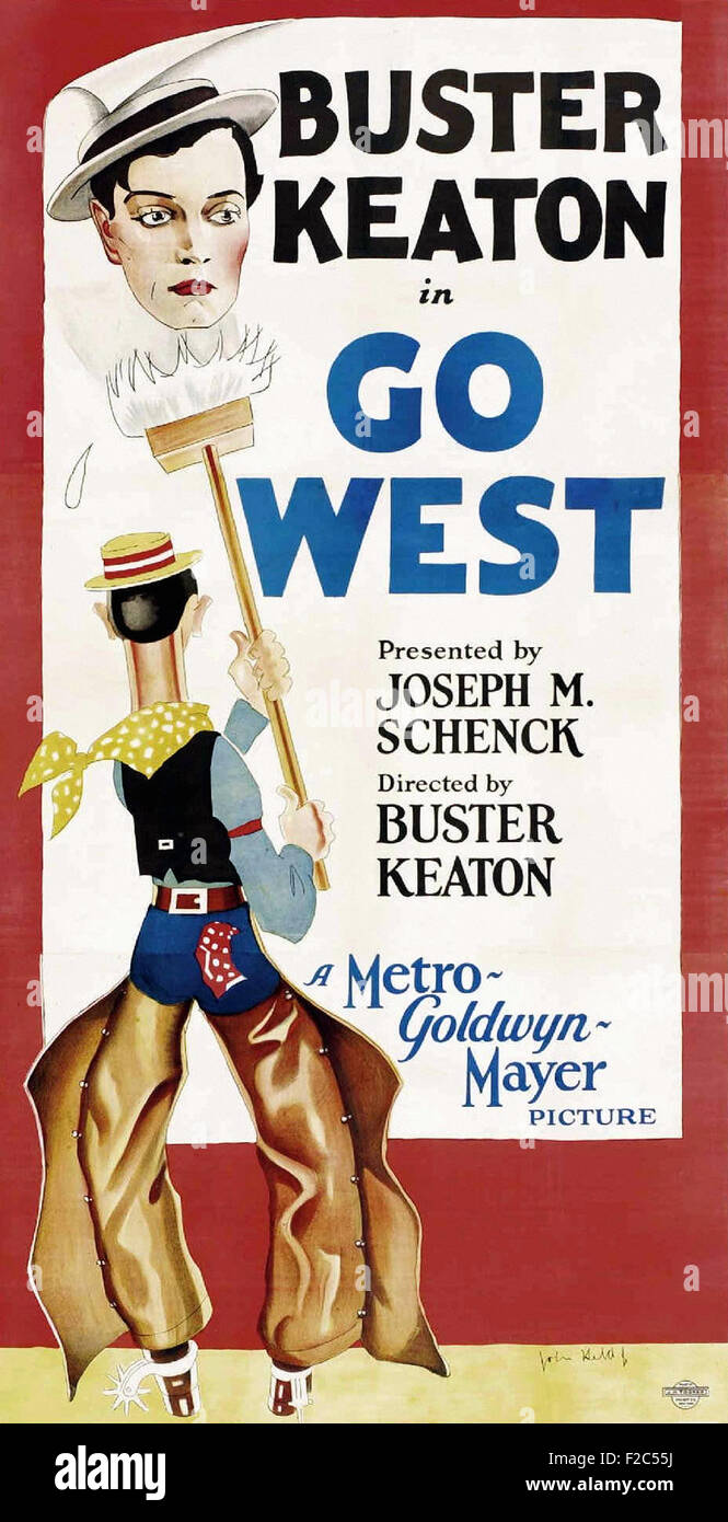 Andare a ovest 01 - poster del filmato Foto Stock