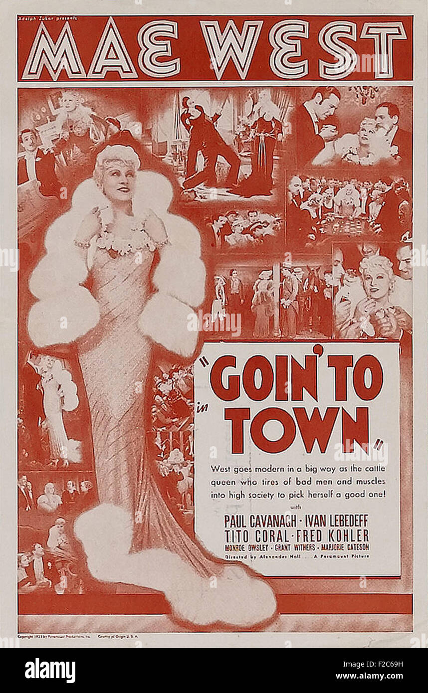 Goin' in città 01 - poster del filmato Foto Stock