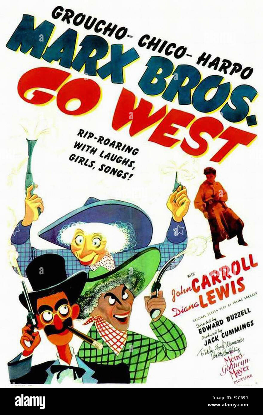 Andare a ovest 04 - poster del filmato Foto Stock