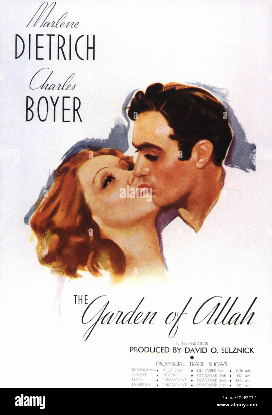 Giardino di Allah, la (1936) 01022 - poster del filmato Foto Stock