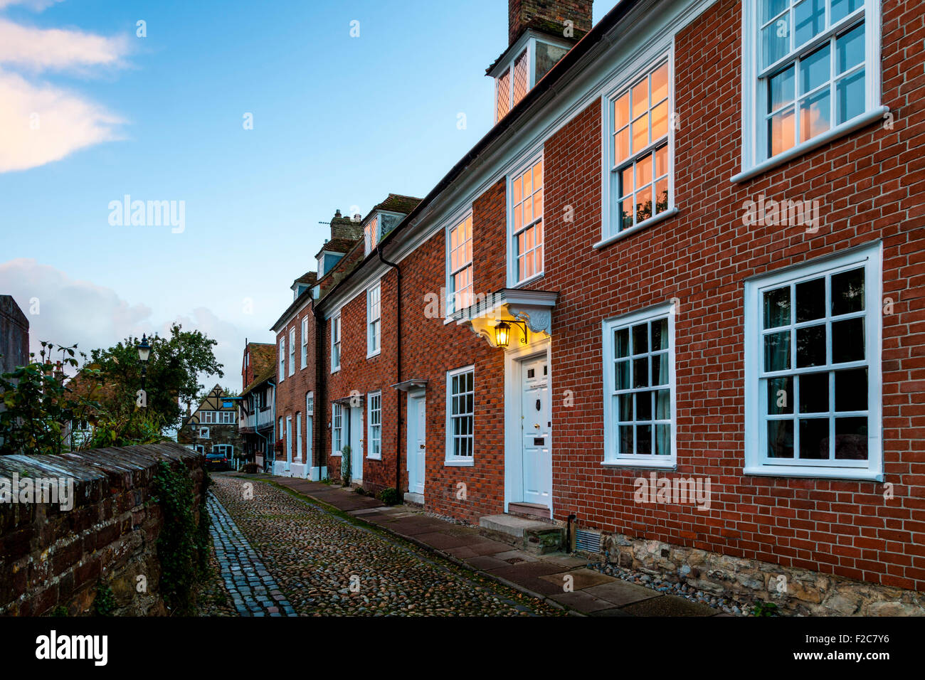 La vecchia casa doganale, Piazza della Chiesa, segala, Sussex, Regno Unito Foto Stock