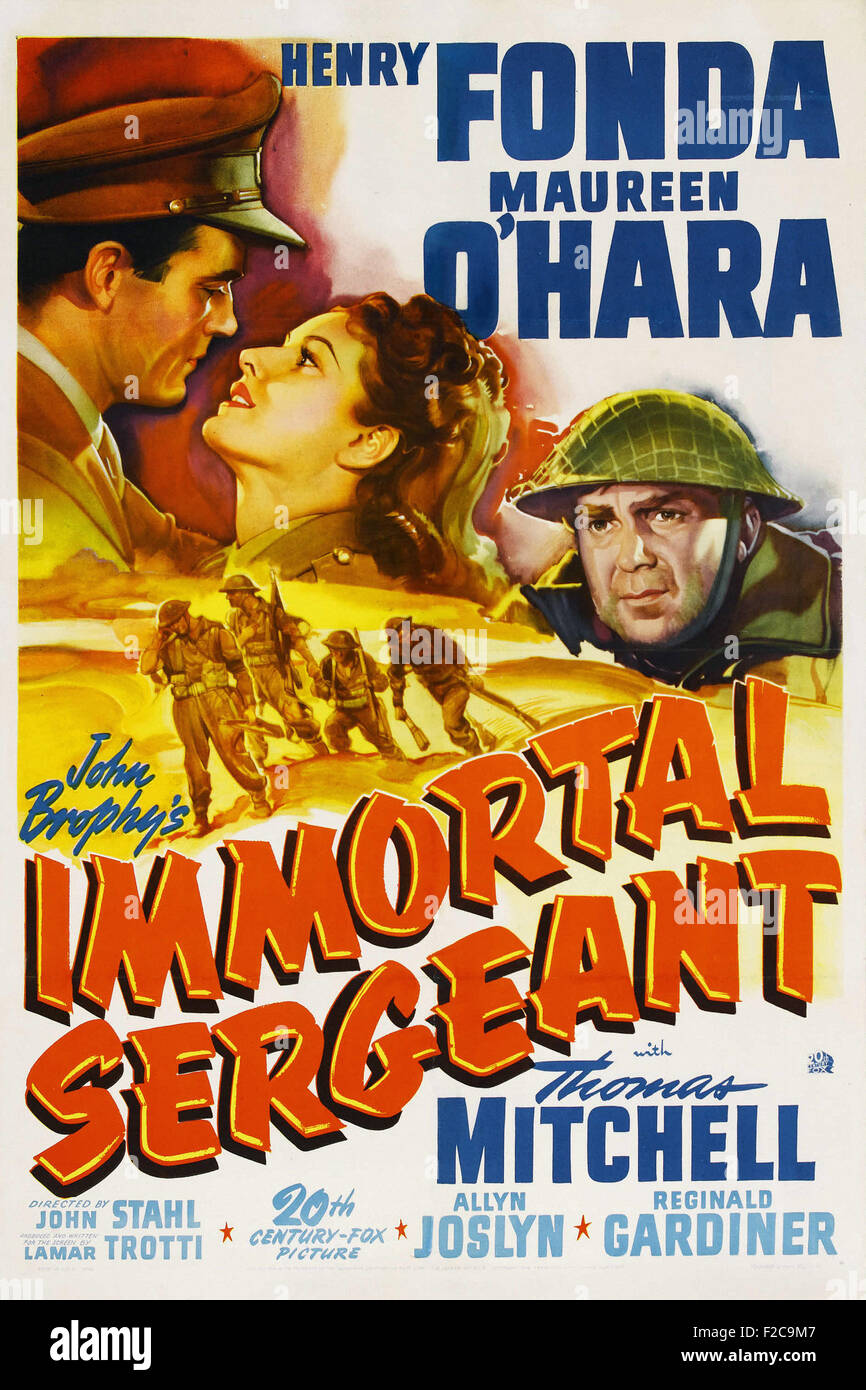 Sergente immortale 01 - poster del filmato Foto Stock