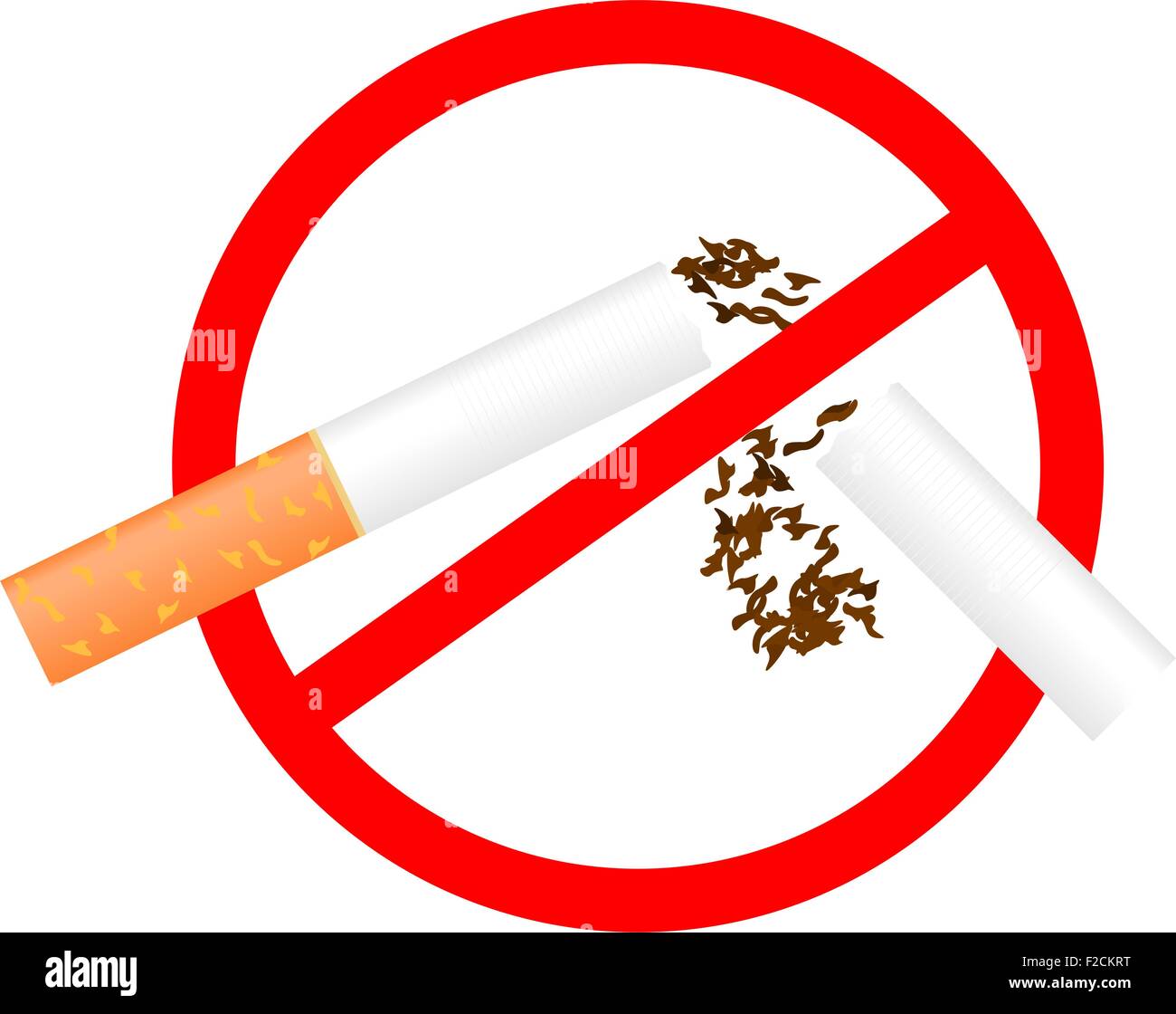 Segno non fumatori Illustrazione Vettoriale
