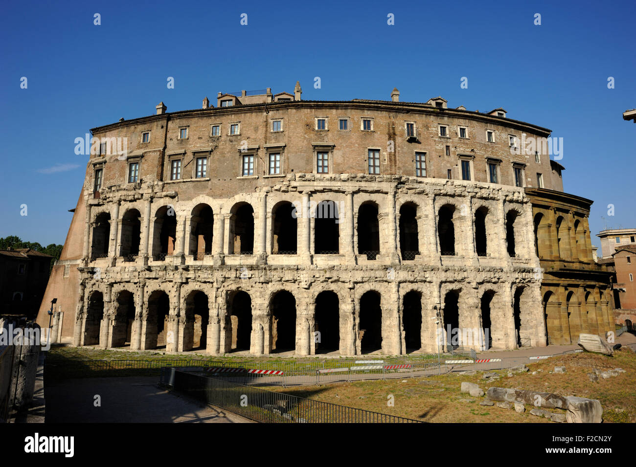 Italia, Roma, Teatro Marcellus Foto Stock
