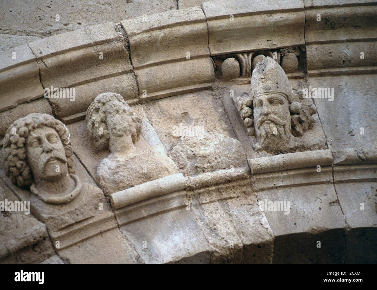 L antico del III secolo A.C. pre-tempio cristiano complesso di Hatra in Iraq NW. È stata una grande città fortificata sotto Parthian regola. Foto Stock