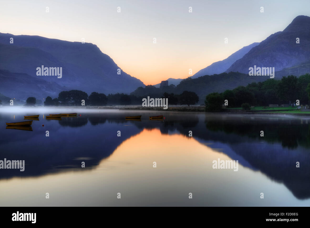 Llanberis; Gwynedd; Galles del Nord; UK; Foto Stock
