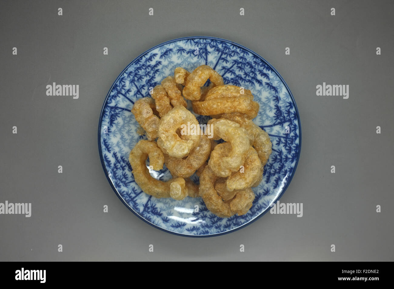 Snack di maiale, cotenna di maiale, carne di maiale di graffiare, cotiche Foto Stock