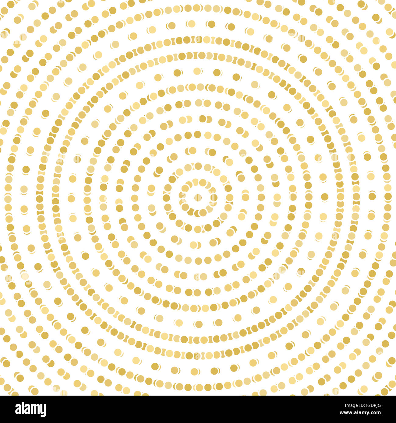 Geometrico disegno moderno. Belle ornamento con tratteggiata elementi d'oro Foto Stock