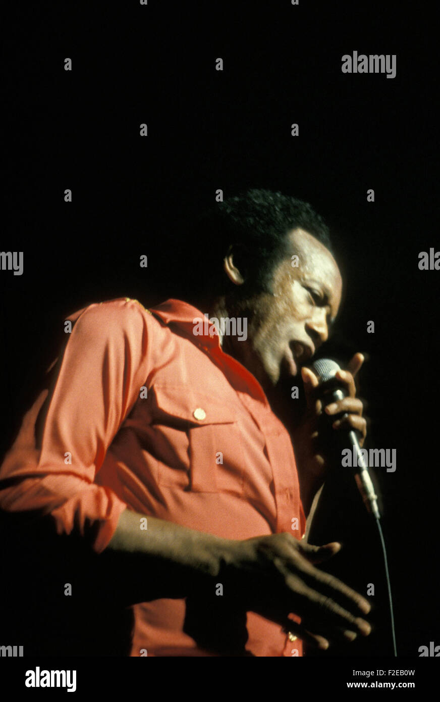 BOBBY WOMACK (1944-2014) US cantante in 1987 Foto Stock