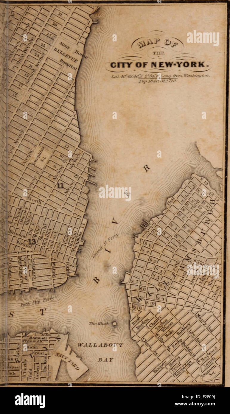 La grande metropoli - o a New York nel 1845 (1844) Foto Stock