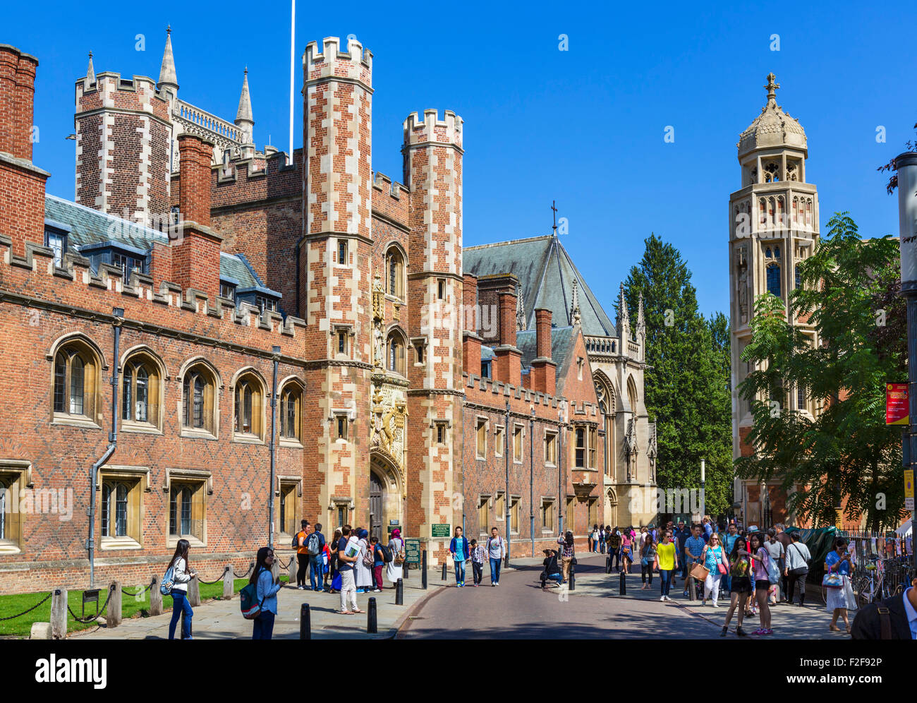 St John's College di Cambridge University di Cambridge, Cambridgeshire, England, Regno Unito Foto Stock