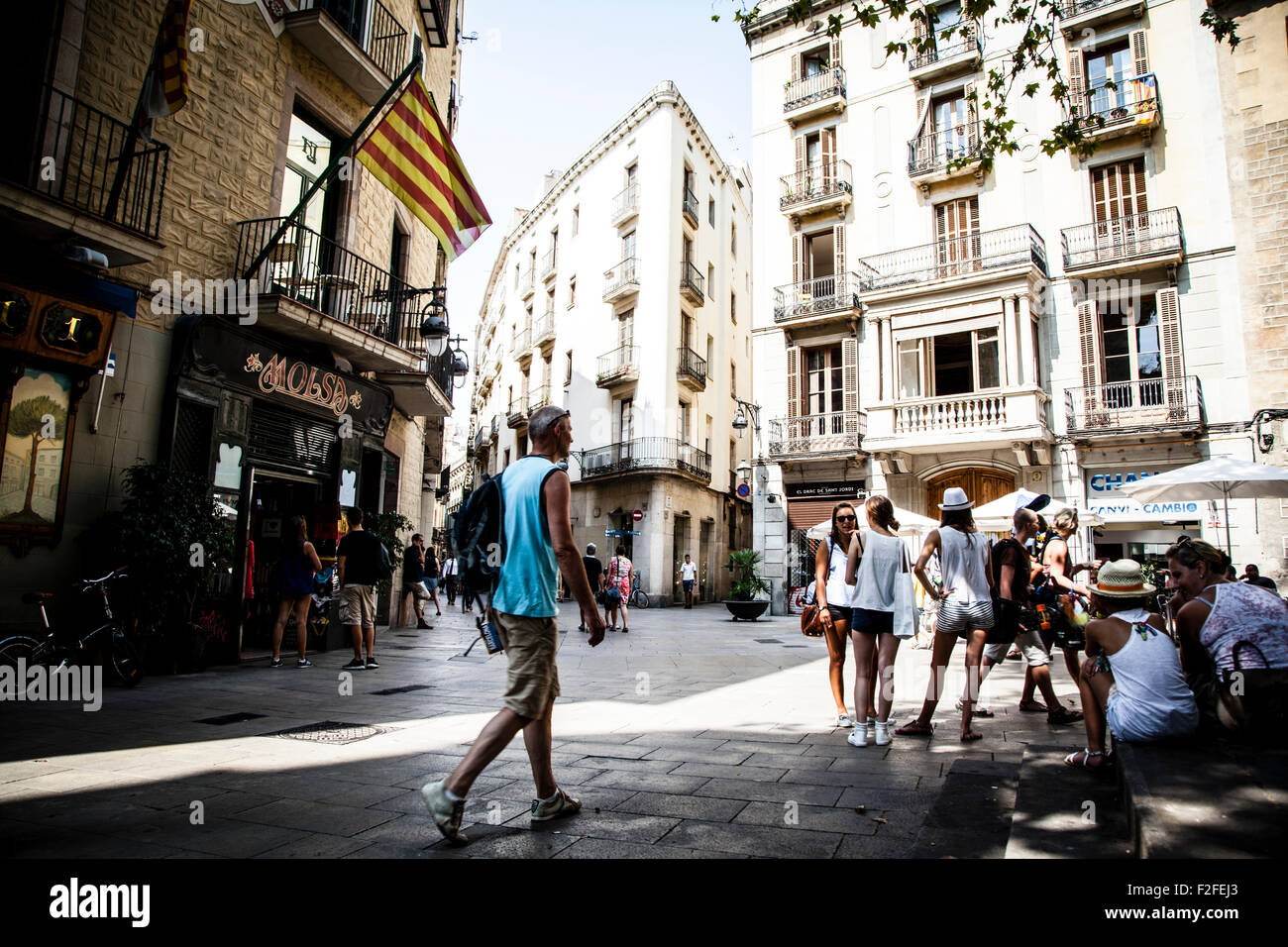 Barcellona, in Catalogna - Barrio Gotico Foto Stock
