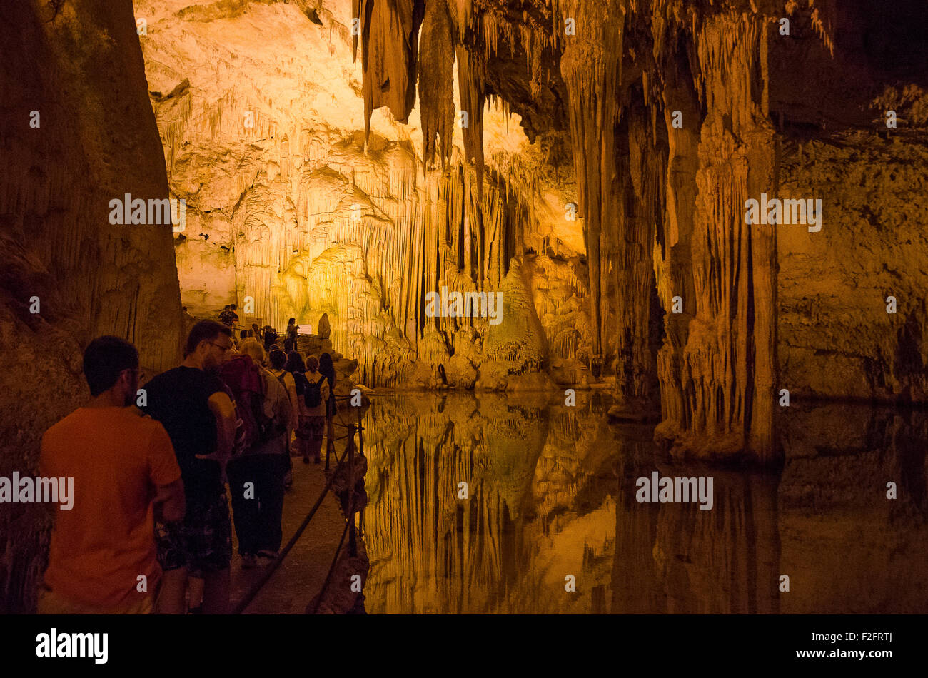 Italia Sardegna Grotte di Nettuno Alghero Foto Stock