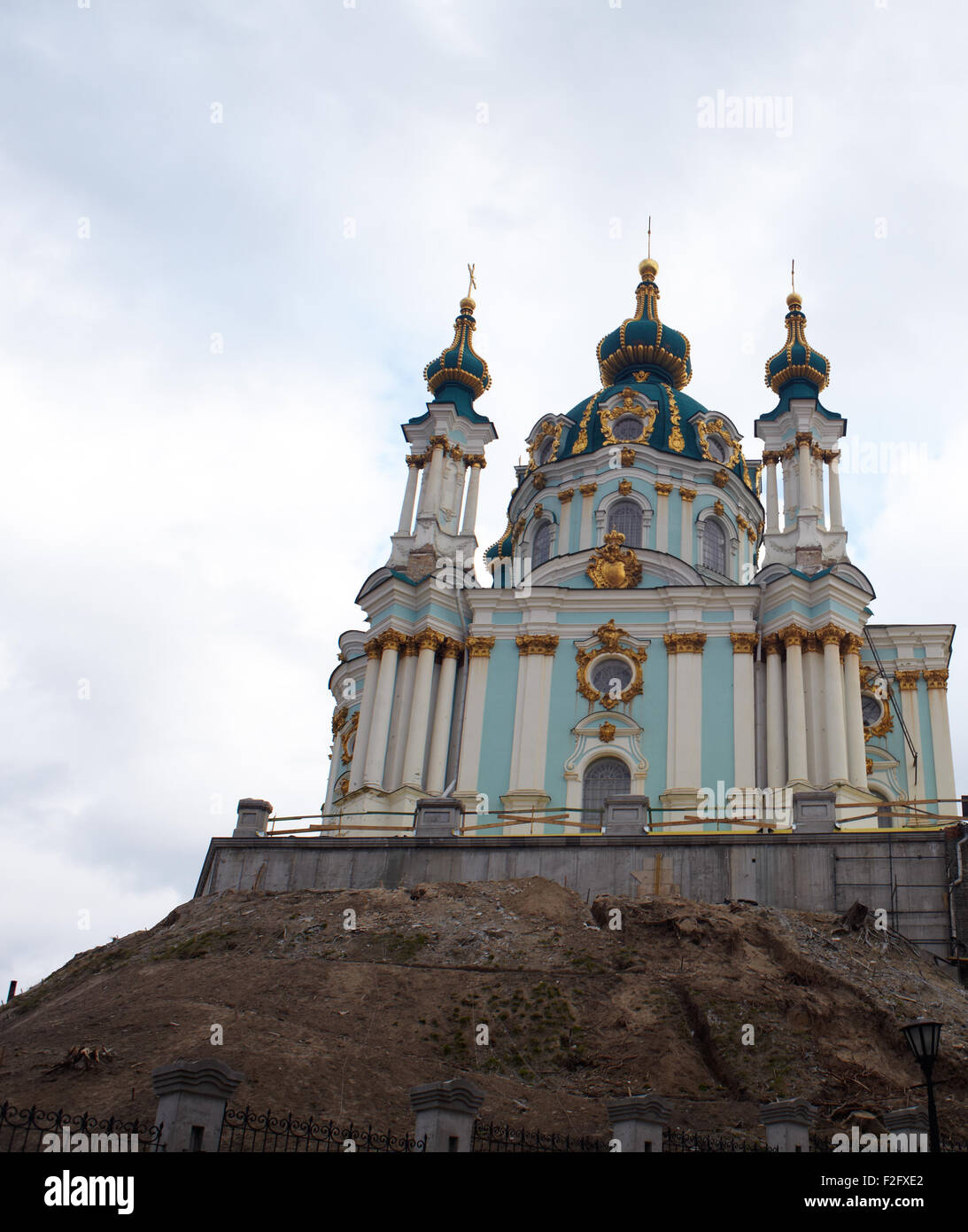 St. Andrew's Cathedral di Kiev, Ukranie Foto Stock