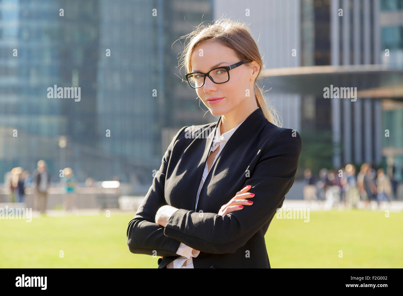 Ritratto di una imprenditrice Foto Stock