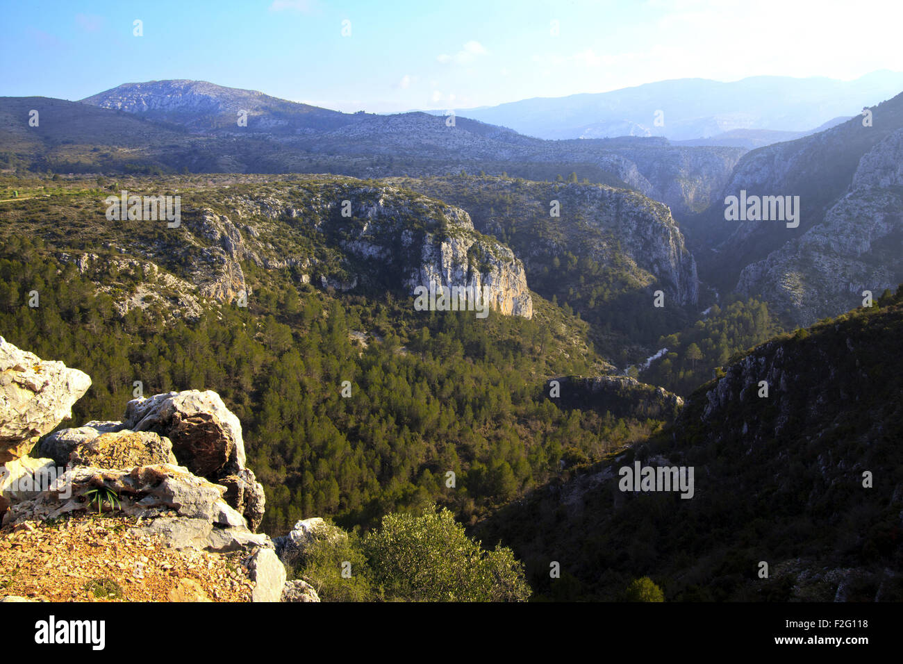 Vall de Ebo nella provincia di Alicante Spagna Foto Stock