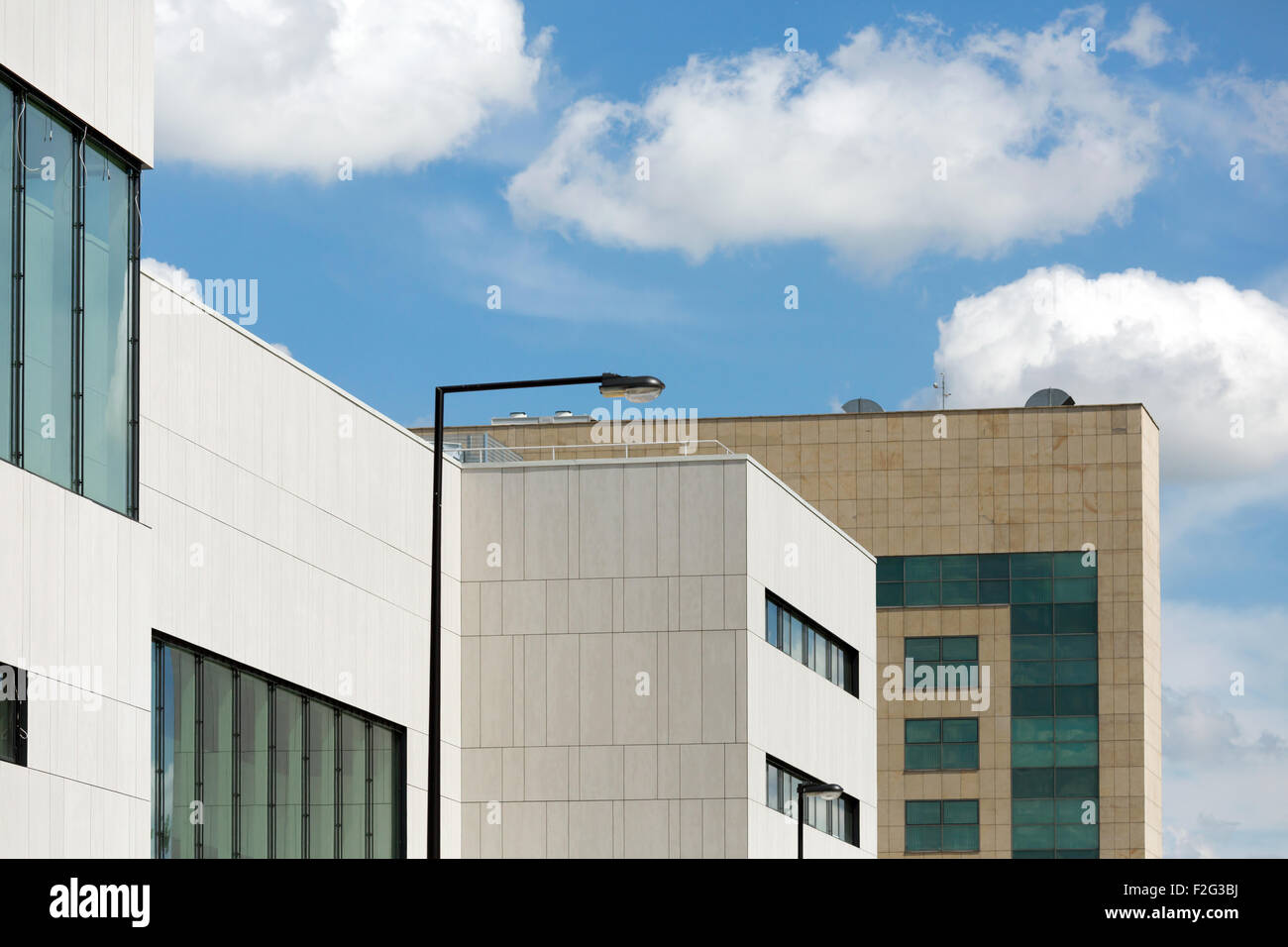 21.05.2013, Wroclaw, Bassa Slesia, Polonia - Nuovo edificio Politechnika Wroclawska (Università tecnica di Wroclaw). Foto Stock