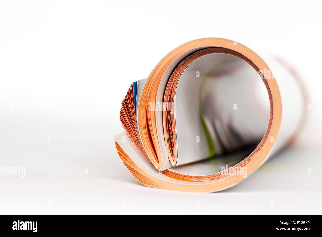 Rotolo di giornale Foto Stock