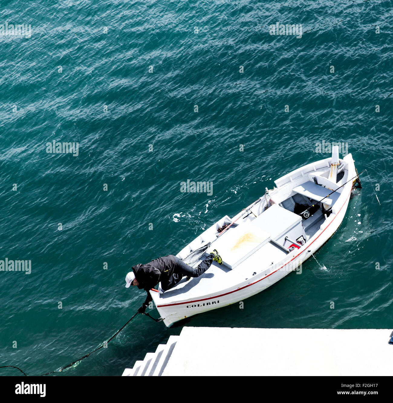 Viaggio di pesca Foto Stock