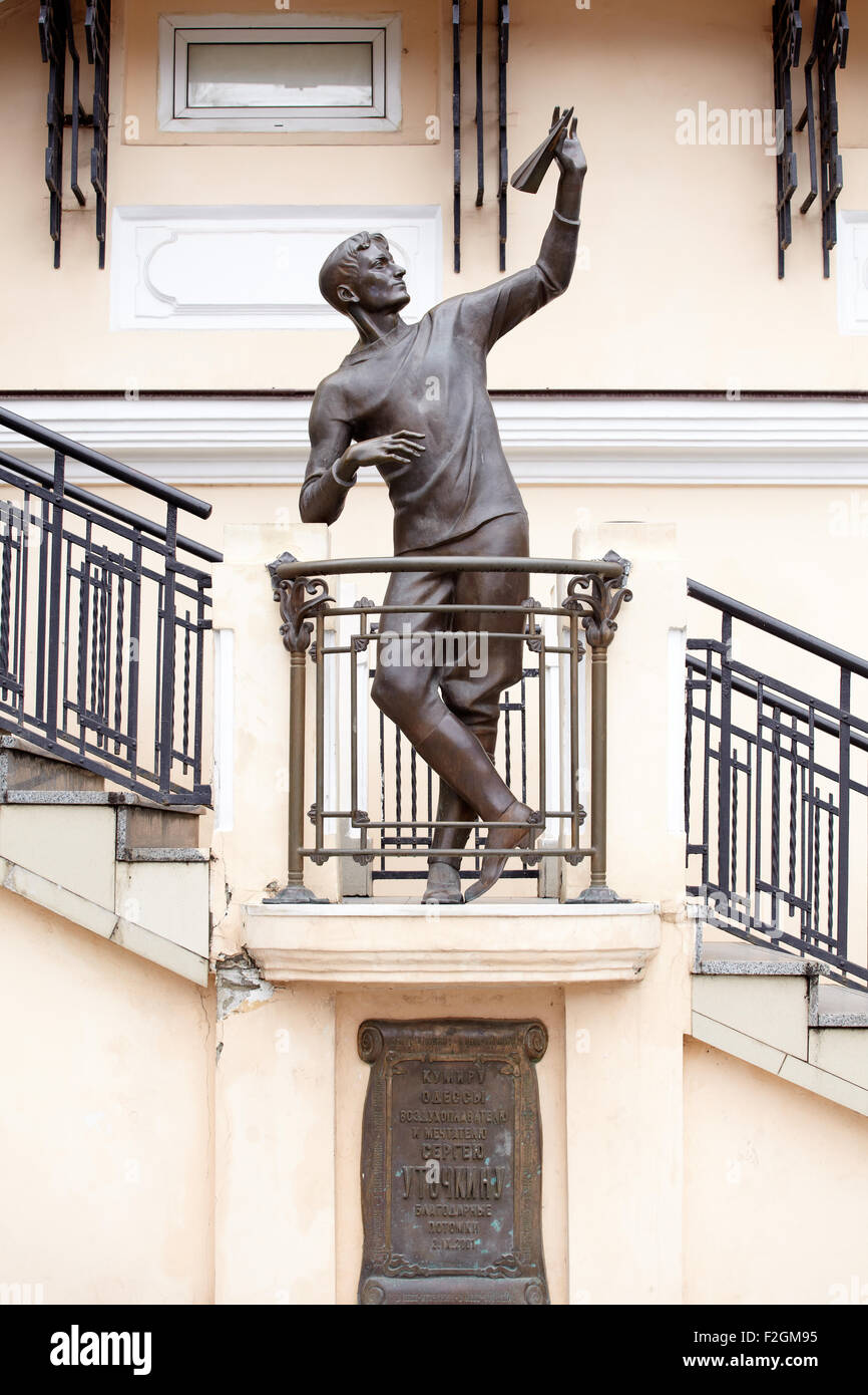 Il monumento in bronzo a Odessa, Ucraina Foto Stock